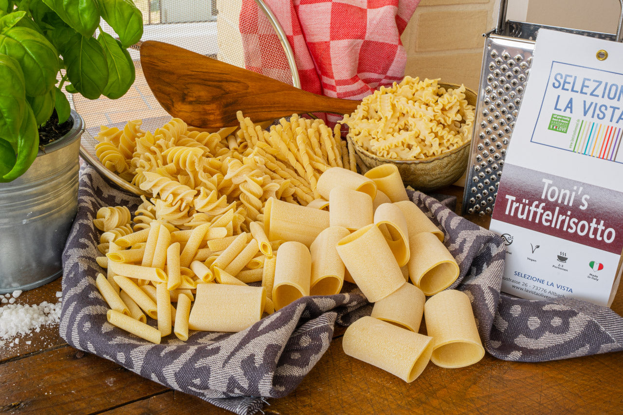 Handgemachte Hartweizengrieß Pasta aus der Amalfiküste, Carnalori Reis