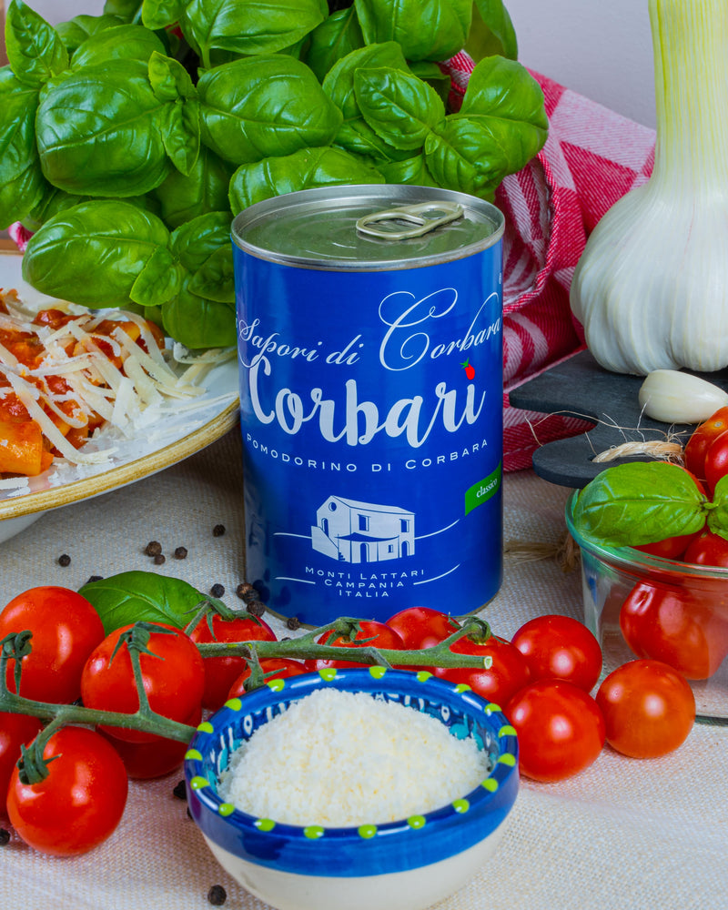 Corbarino - Ungeschälte Ganze Tomaten in Tomatensaft