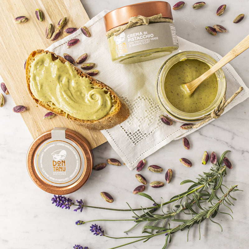 Süße Pistaziencreme 40 % aus Bronte DOP. 100g