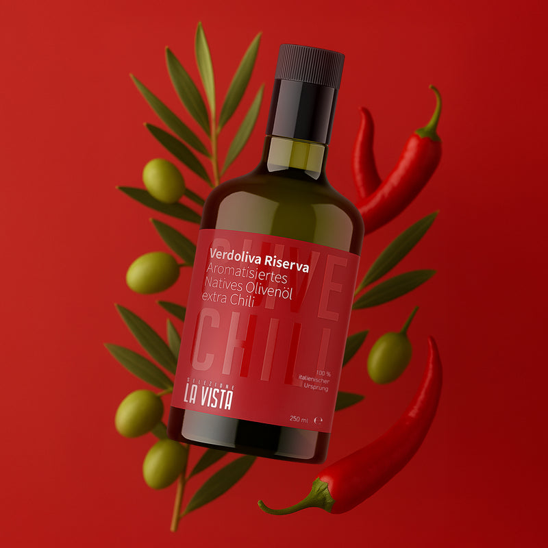 Verdoliva riserva natives Olivenöl extra mit Chili 🌶️