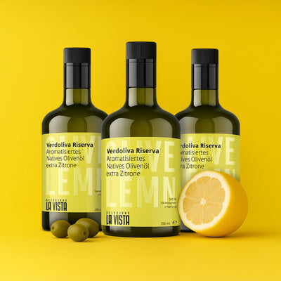 Verdoliva riserva natives Olivenöl extra mit Zitrone 🍋 New Design - Selezione La Vista