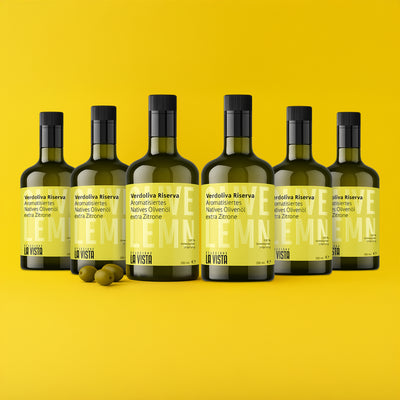 Verdoliva riserva natives Olivenöl extra mit Zitrone 🍋 New Design - Selezione La Vista