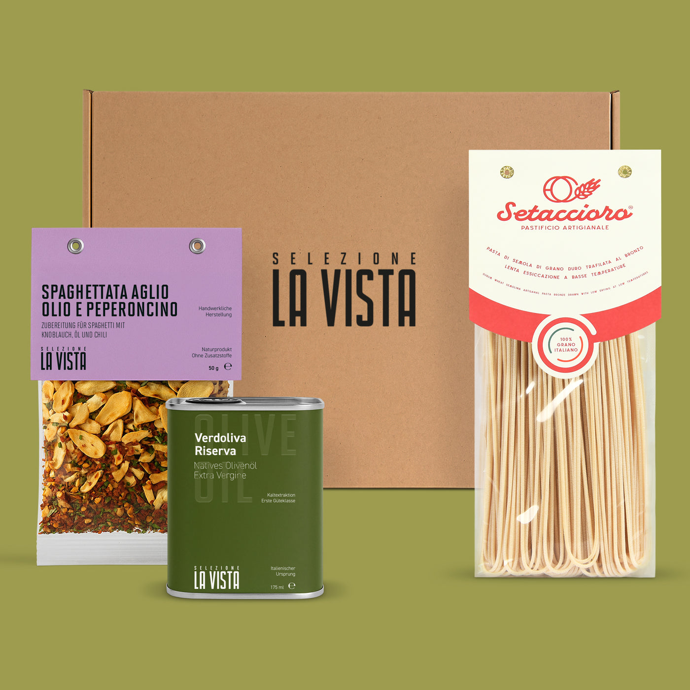 🍝 Selezione La Vista – Spaghetti Aglio e Olio Genussbox