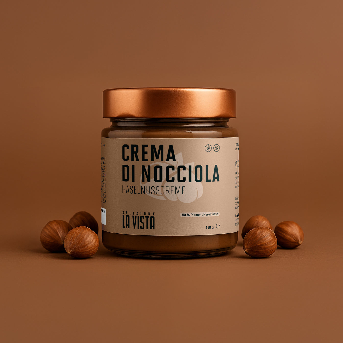 Haselnusscreme 50% - Ohne Palmöl - VEGAN