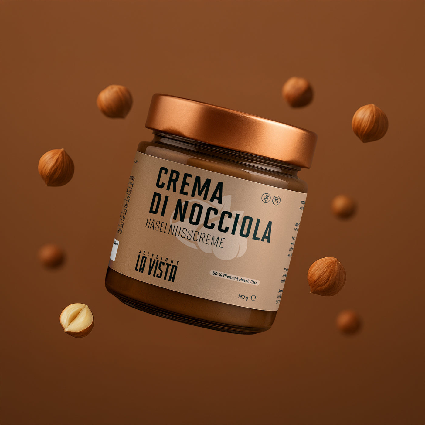 Haselnusscreme 50% - Ohne Palmöl - VEGAN