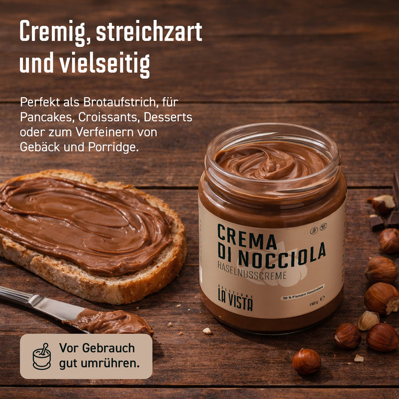 Haselnusscreme 50% - Ohne Palmöl - VEGAN