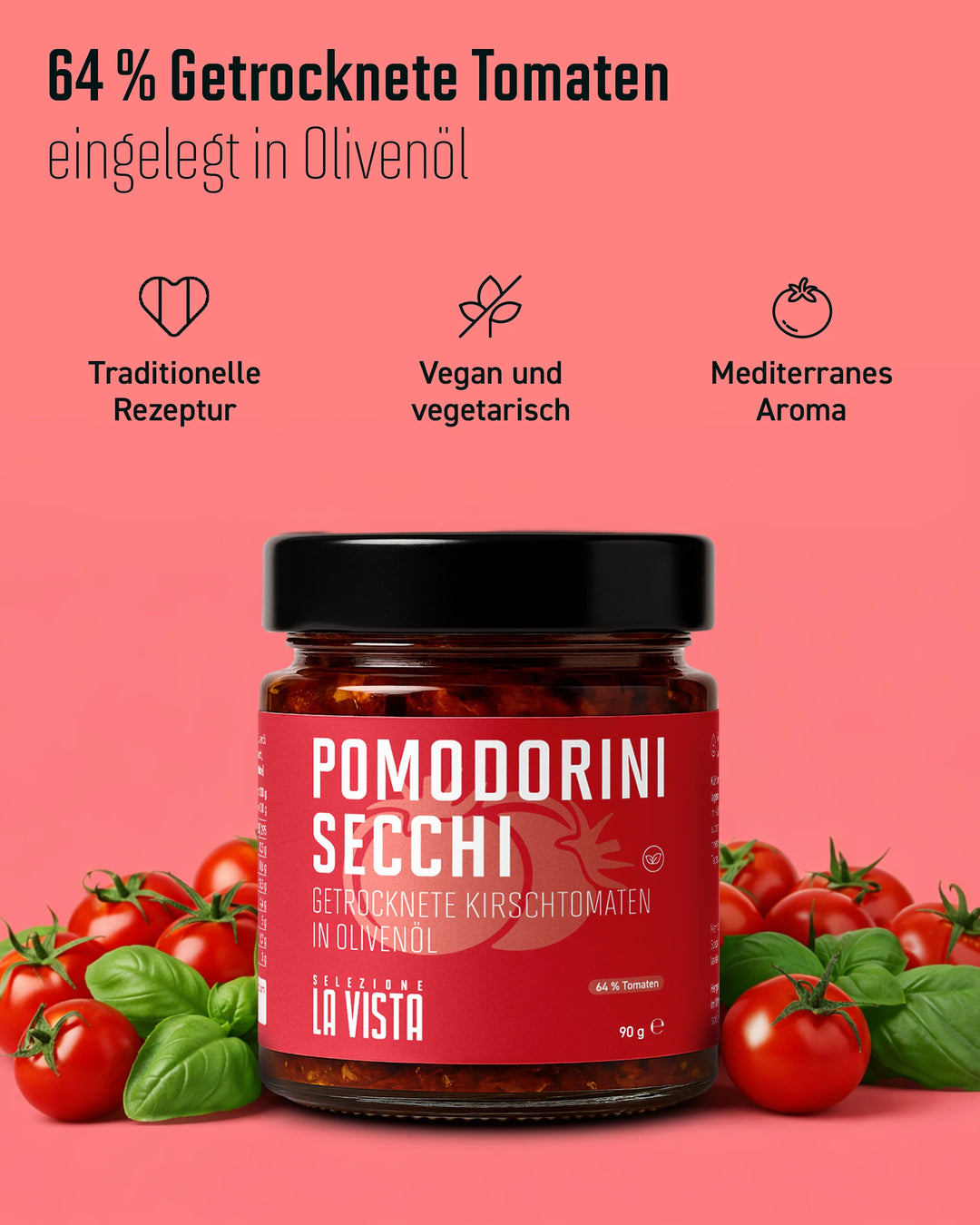 Getrocknete Kirschtomaten in Olivenöl – Selezione La Vista