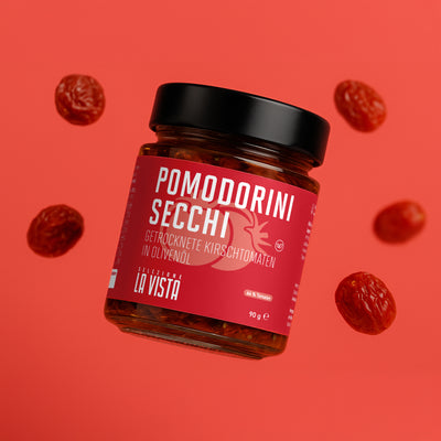 Getrocknete Kirschtomaten in Olivenöl