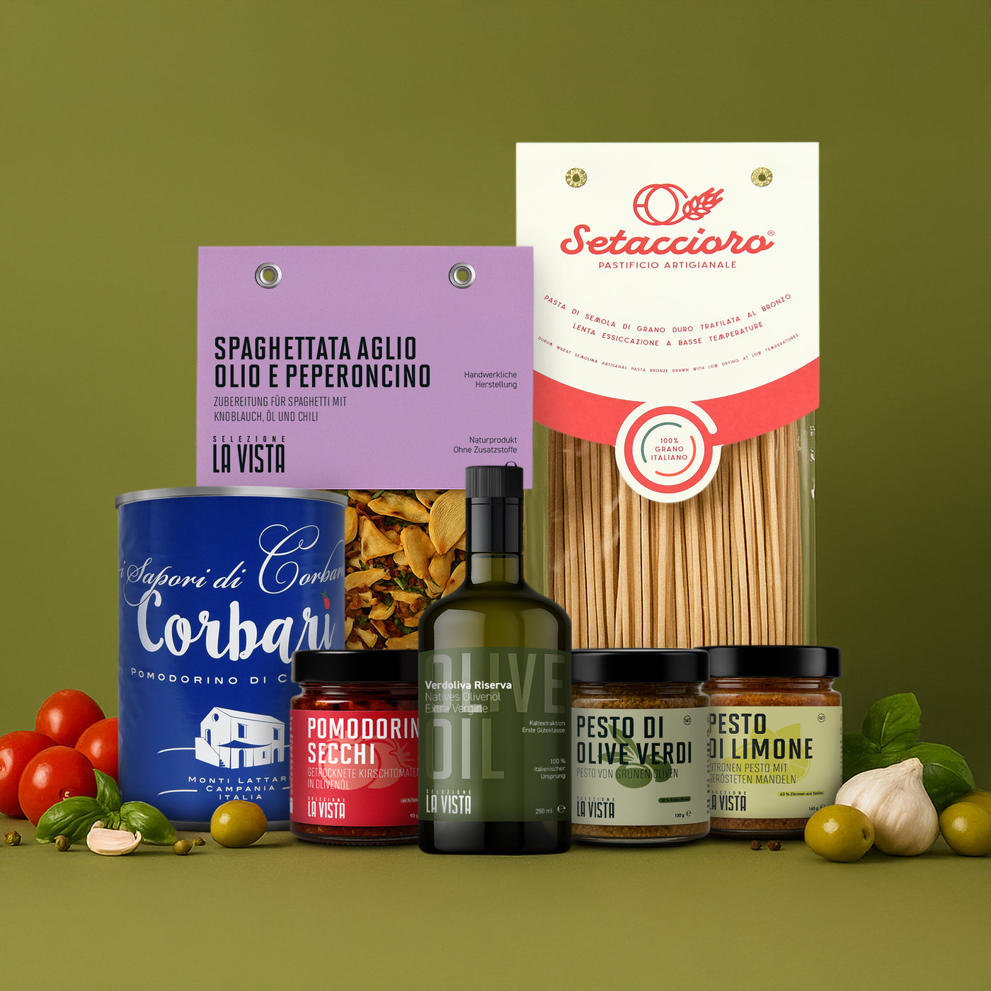 Selezione La Vista grünes Oliven Pesto – italienische Gourmet-Sauce