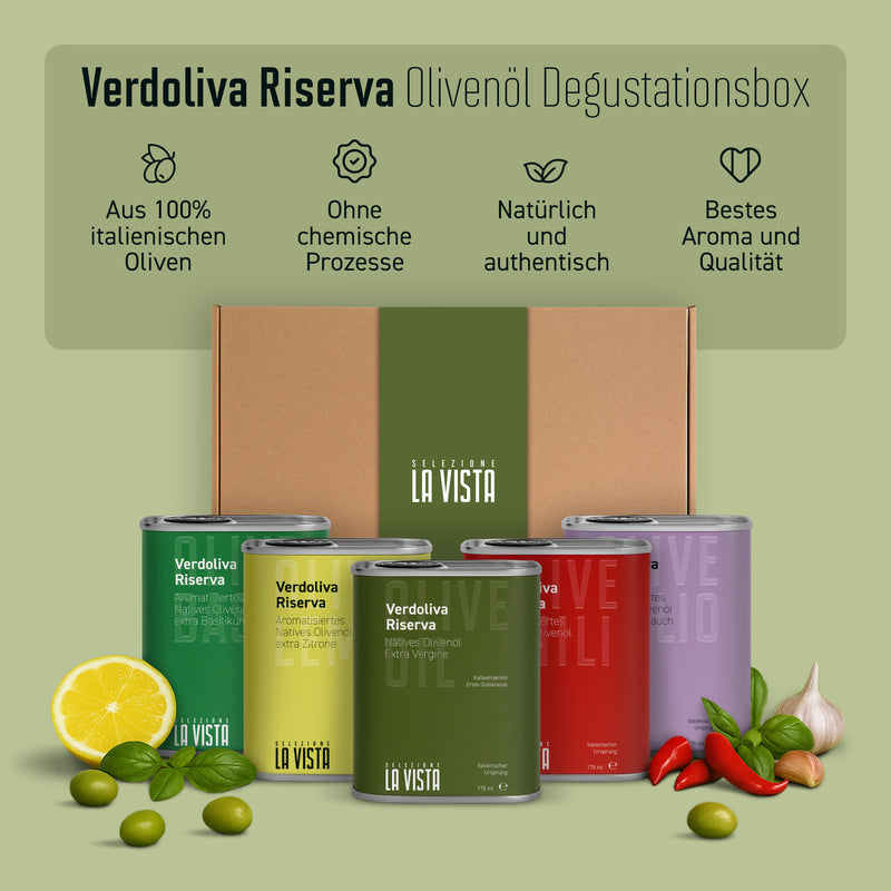🎁 Selezione La Vista – Olivenöl Degustationsbox