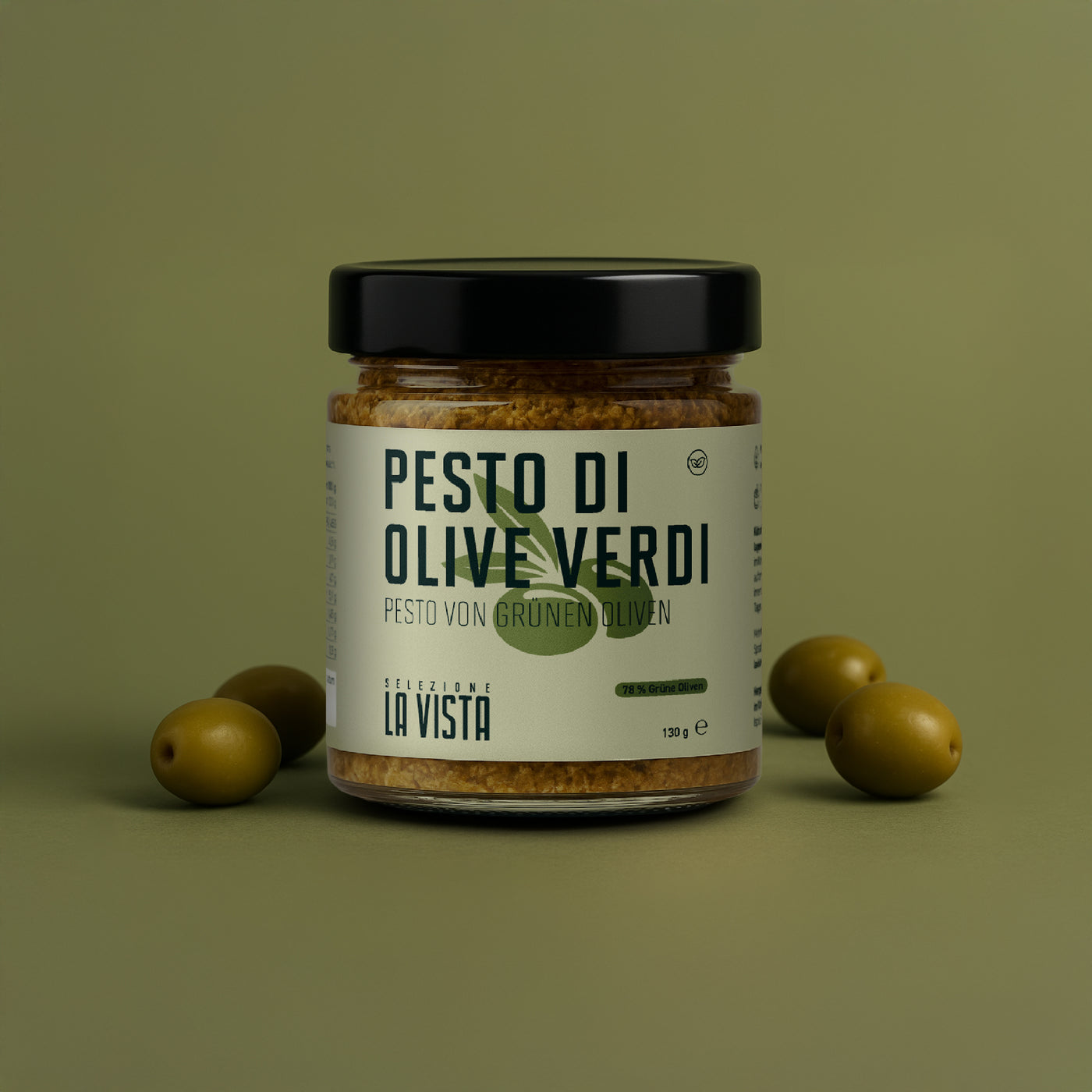 Pesto von grünen Oliven - 130g