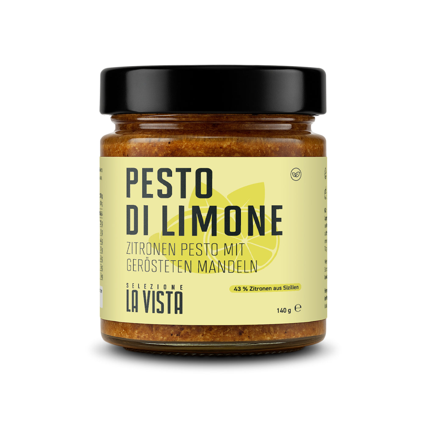 Zitronen Pesto mit gerösteten Mandeln