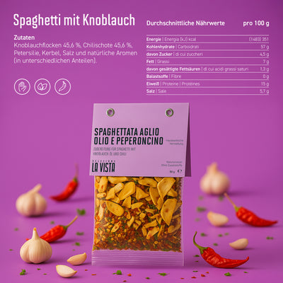 Pastagewürz Aglio, Olio e Peperoncino 🌶️ 🧄 🌿 - 50g