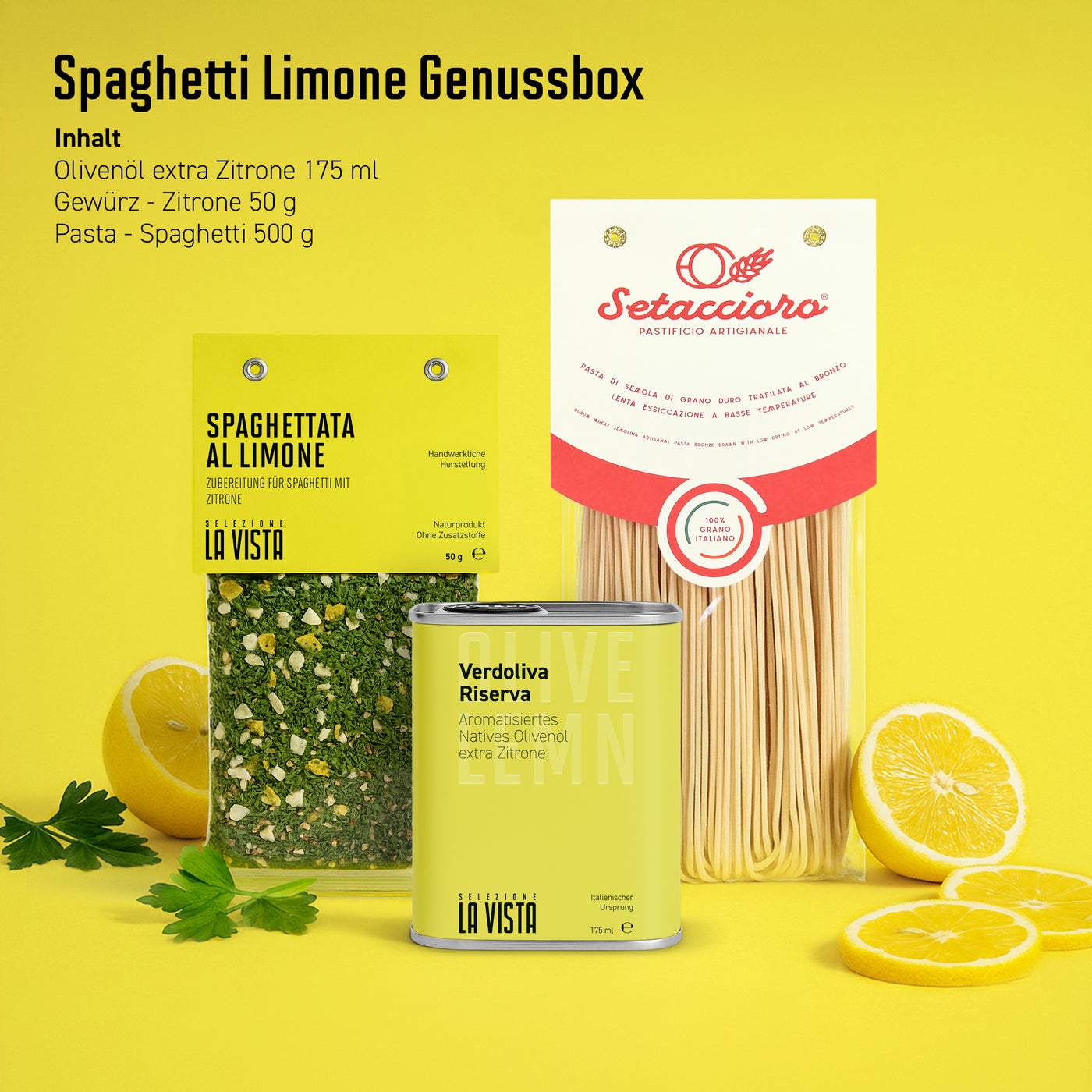 🍋 Selezione La Vista – Spaghetti Limone Genussbox