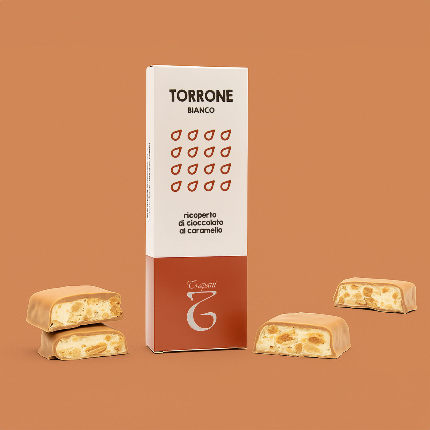 Torrone - Karamell Schokolade 125g