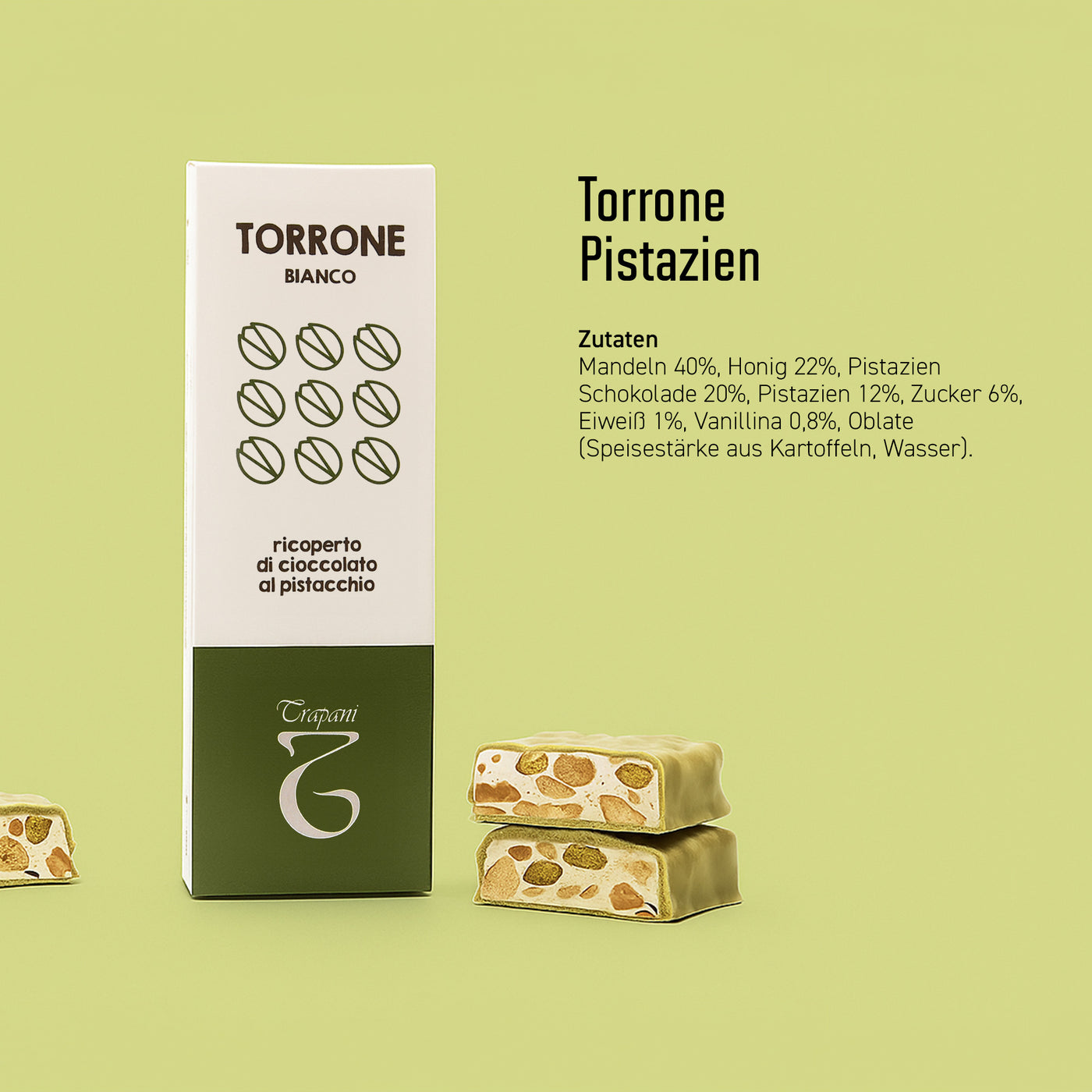 Torrone - Pistazien 125g